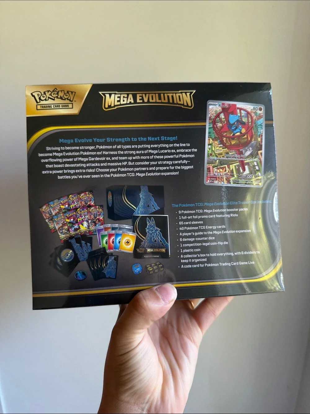 Mega Evolution Elite Trainer Box (Mega Lucario) Sealed Pokémon TCG